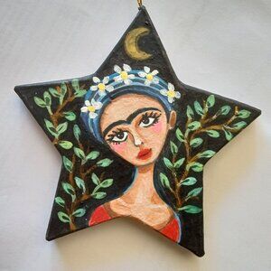 Frida Kahlo Star Ornament